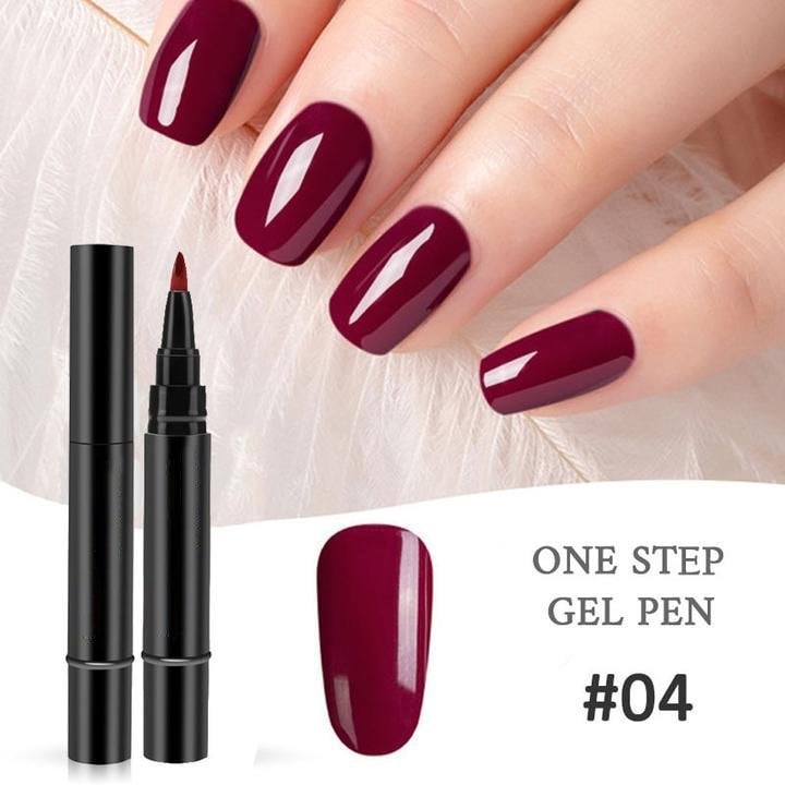 3-in-1 Gel Nail Pen – One Step, No Base or Top Coat Needed