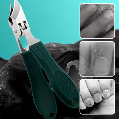 🔥 Splashproof 25° Beveled Edge Nail Clippers 3-Piece Set