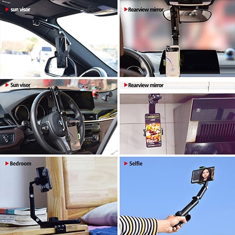 Mount Your Phone Instantly! 360° Rotating Car Phone Holder