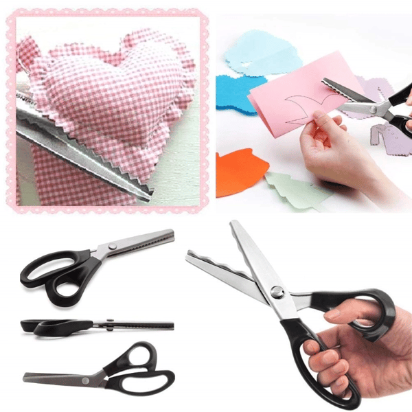 Serrated Sewing Scissors – Sharp, No Fray