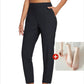 High-Waist Zipper-Pocket Pants – Tummy Control & Breathable Stretch