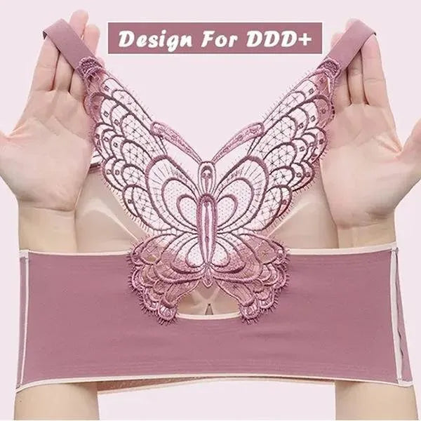 Buy 2 Get 1 Free 💗 Plus-Size Wirefree Bra – Ice Silk & Full Support