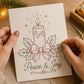 Stitch Christmas Cards Instantly! Beginner DIY Embroidery Kit