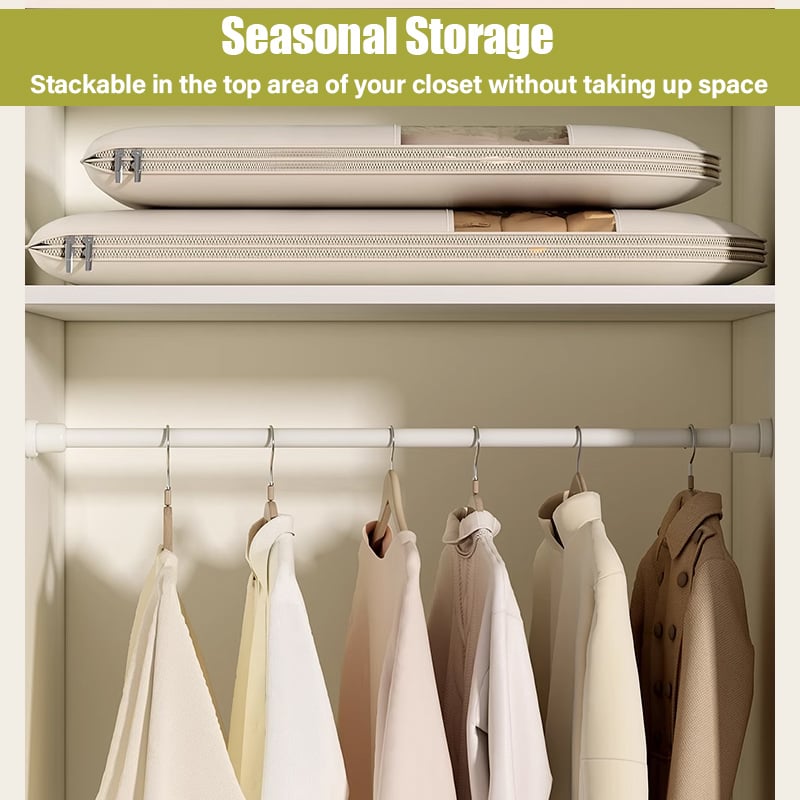 🔥New Hot Selling❤️‍🔥2025 Space Saving Hanging Garment Bag with Self Compression Zipper