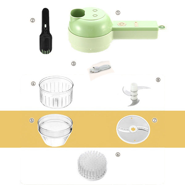 4-in-1 Food Chopper – Chop, No Mess