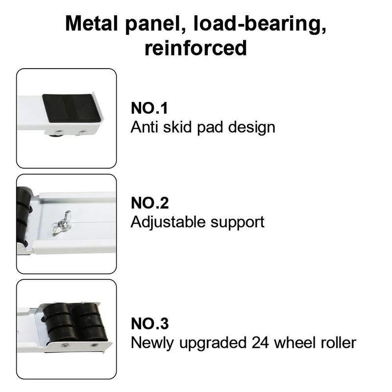 🥳2026 HOT SALE🥳💞50K+ SOLD!🛠️🛡️  Easy Move Roller Bracket – 300kg load, adjustable length & non‑slip mats. Move heavy furniture without scratching floors – save on costly floor repairs! 🪑💨