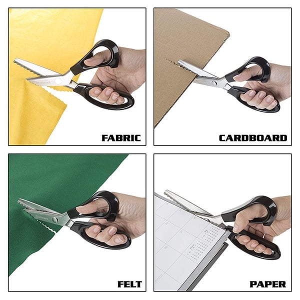 Serrated Sewing Scissors – Sharp, No Fray
