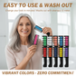 Color Hair Instantly! No-Stain 10-Piece Hair Chalk Set