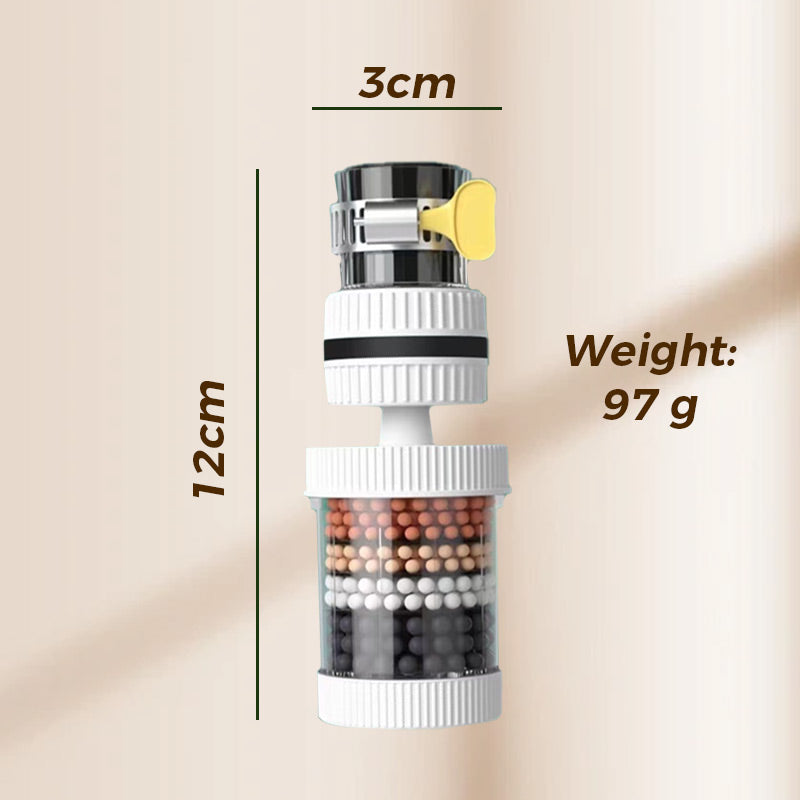 Purify Tap Water Instantly! No-Tool Multi-Layer Faucet Filter