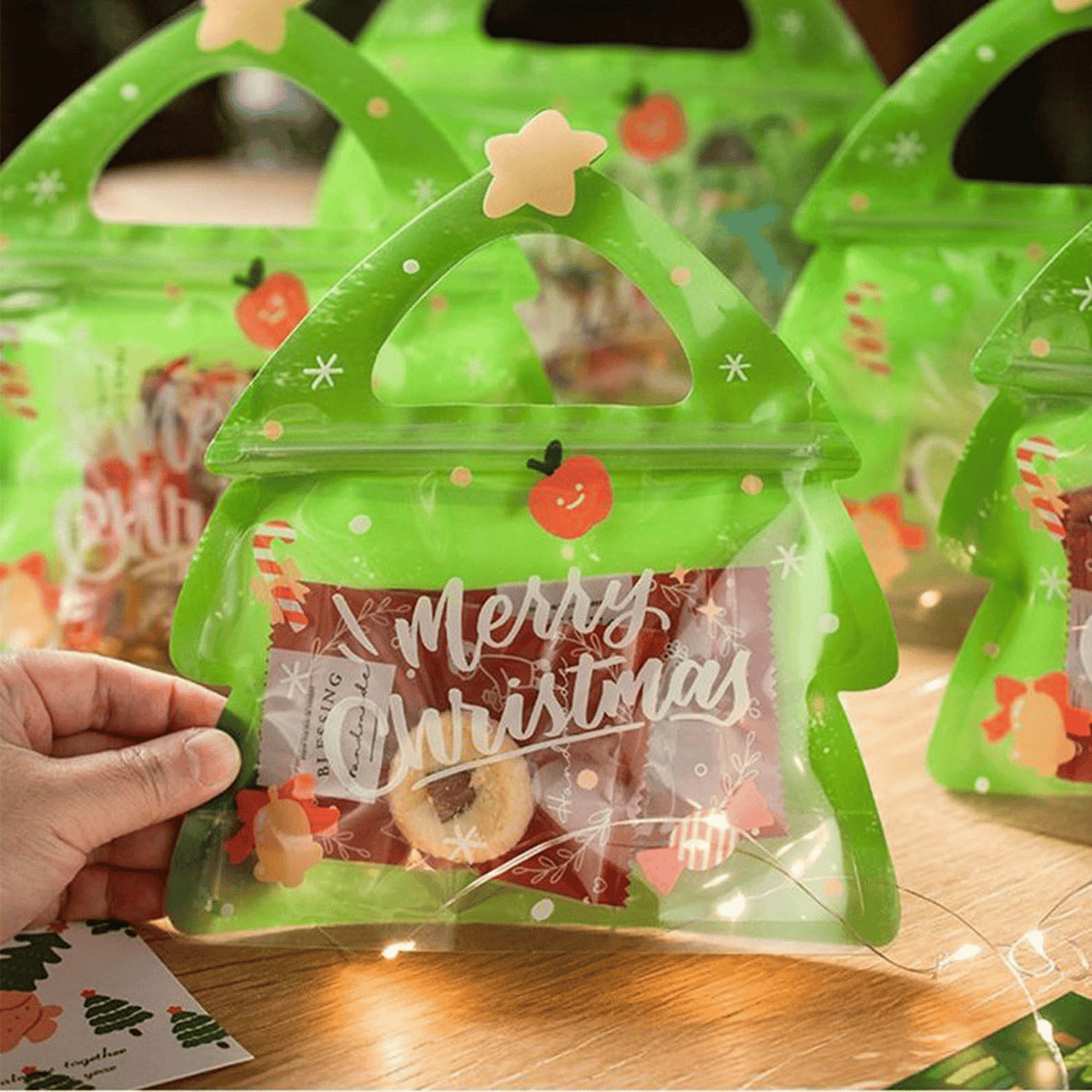 Keep Holiday Treats Fresh Instantly! Sealable Christmas Treat Bags