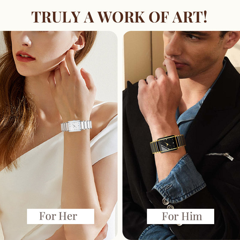 Add Modern Style Instantly! Fashion Square Quartz Watch