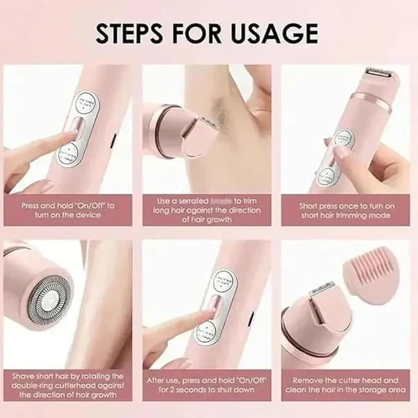 🔥Christmas Limited-Time Offer: 50% OFF!!!🔥2-In-1 Women's Electric Cordless Shaver