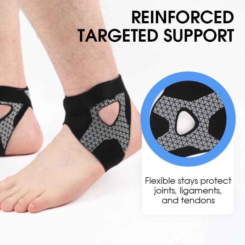 🏃Adjustable Elastic Ankle Brace 🦶 Comfortable Support for Sports, Walking & Daily Use