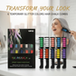 Color Hair Instantly! No-Stain 10-Piece Hair Chalk Set