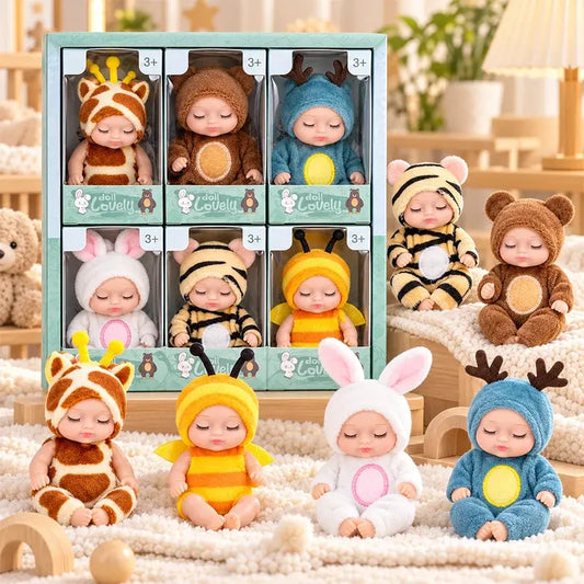 Delight Kids Instantly! Mini Realistic Animal Baby Doll