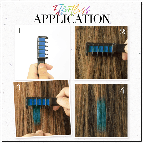Color Hair Instantly! No-Stain 10-Piece Hair Chalk Set