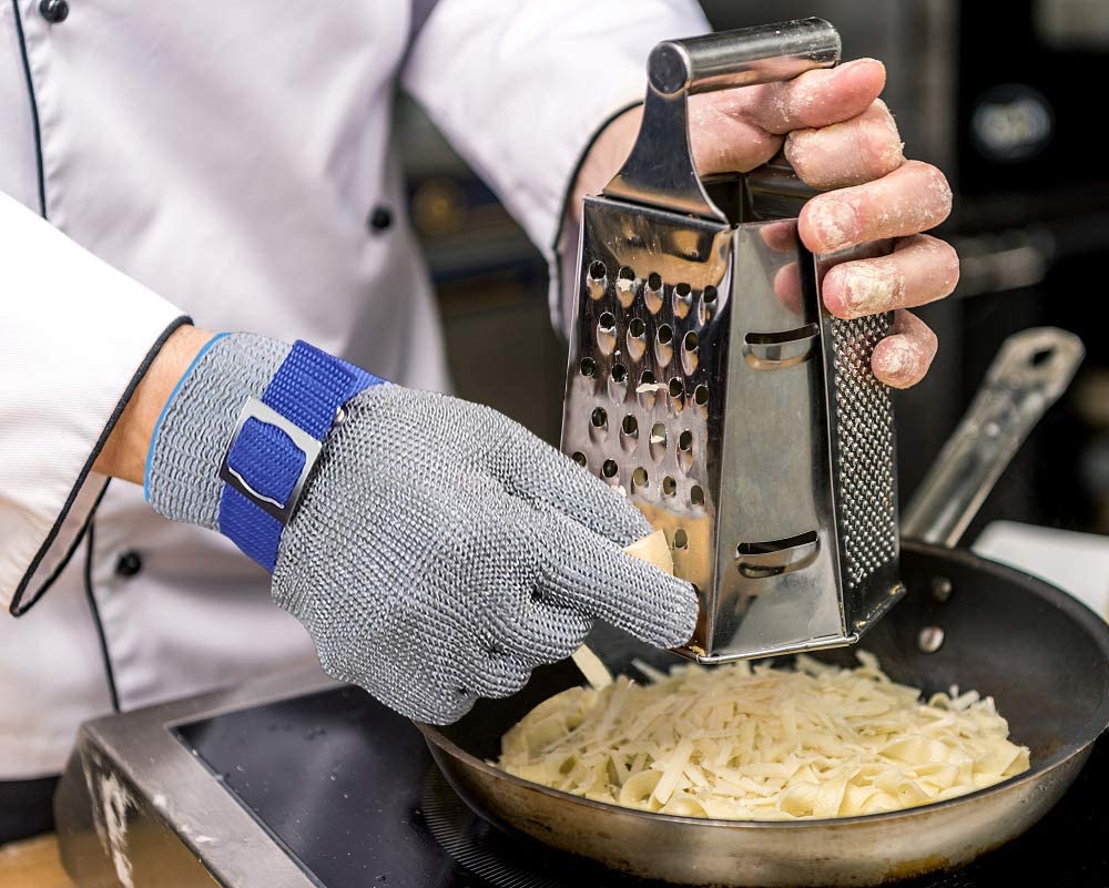 Cut-Proof Your Hands Instantly! ANSI A9 Stainless Steel Mesh Glove