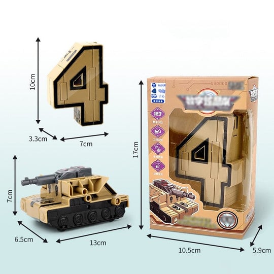 🔥2023 Hot Sale🔥Toy Deformation Number Transform Robot