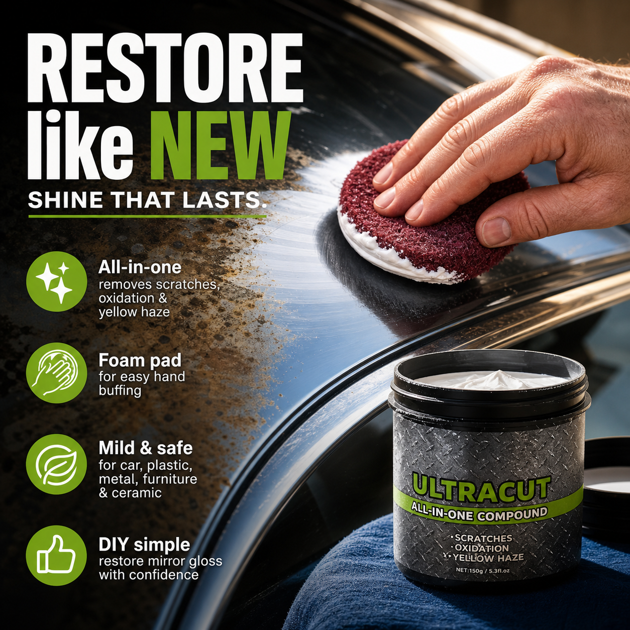 All-in-One Surface Restoration Polish with Pad