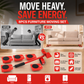 Move Heavy Furniture Instantly! 8-Piece Furniture Lifter & Slider Set
