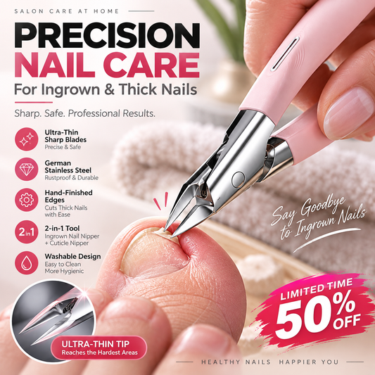 Trim Ingrown Toenails Instantly! German Steel Precision Nail Nipper