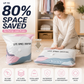 No-Pump Vacuum Storage Bags – Save 80% Space, Dry & Dust-Free🧳