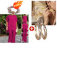 Charming Irregular Top & Wide Leg Pants Set