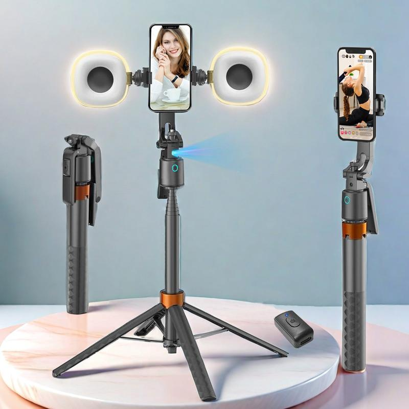 Capture Perfect Shots Instantly! 180cm Smart Face-Tracking Selfie Stick