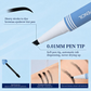 Dual-Tip Microblading Eyebrow Pen – 3D Hair-Like & Waterproof Definition