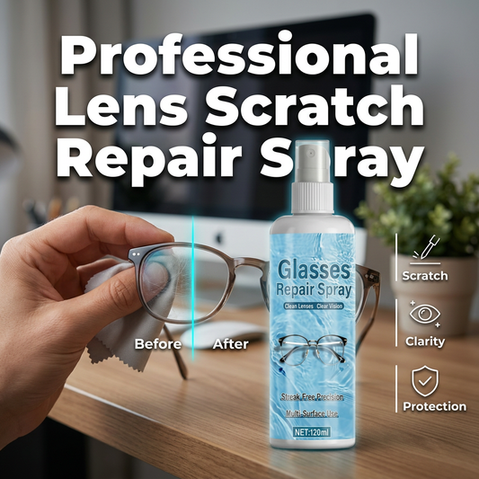 Lens Scratch Repair Spray 👓✨ – Micro-Scratch Remover, Streak-Free, Safe on Coatings