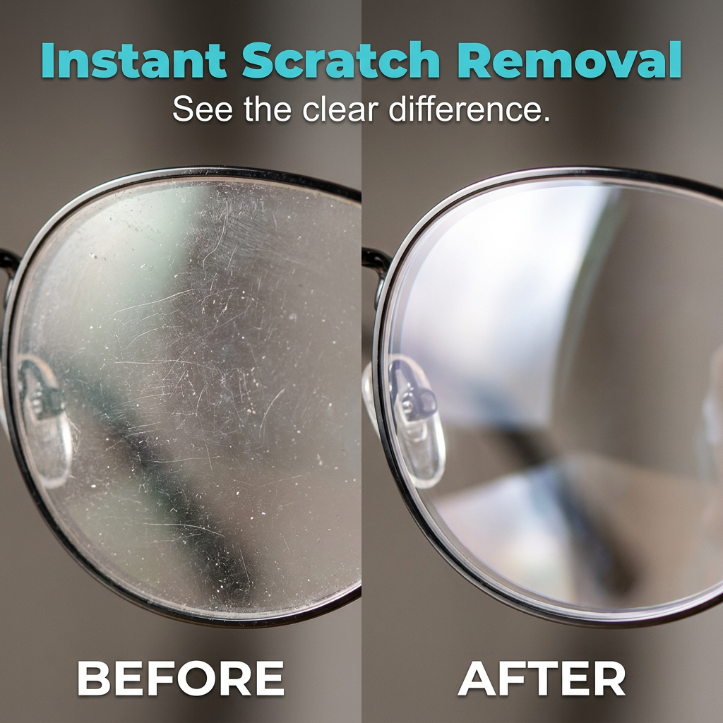 Lens Scratch Repair Spray 👓✨ – Micro-Scratch Remover, Streak-Free, Safe on Coatings