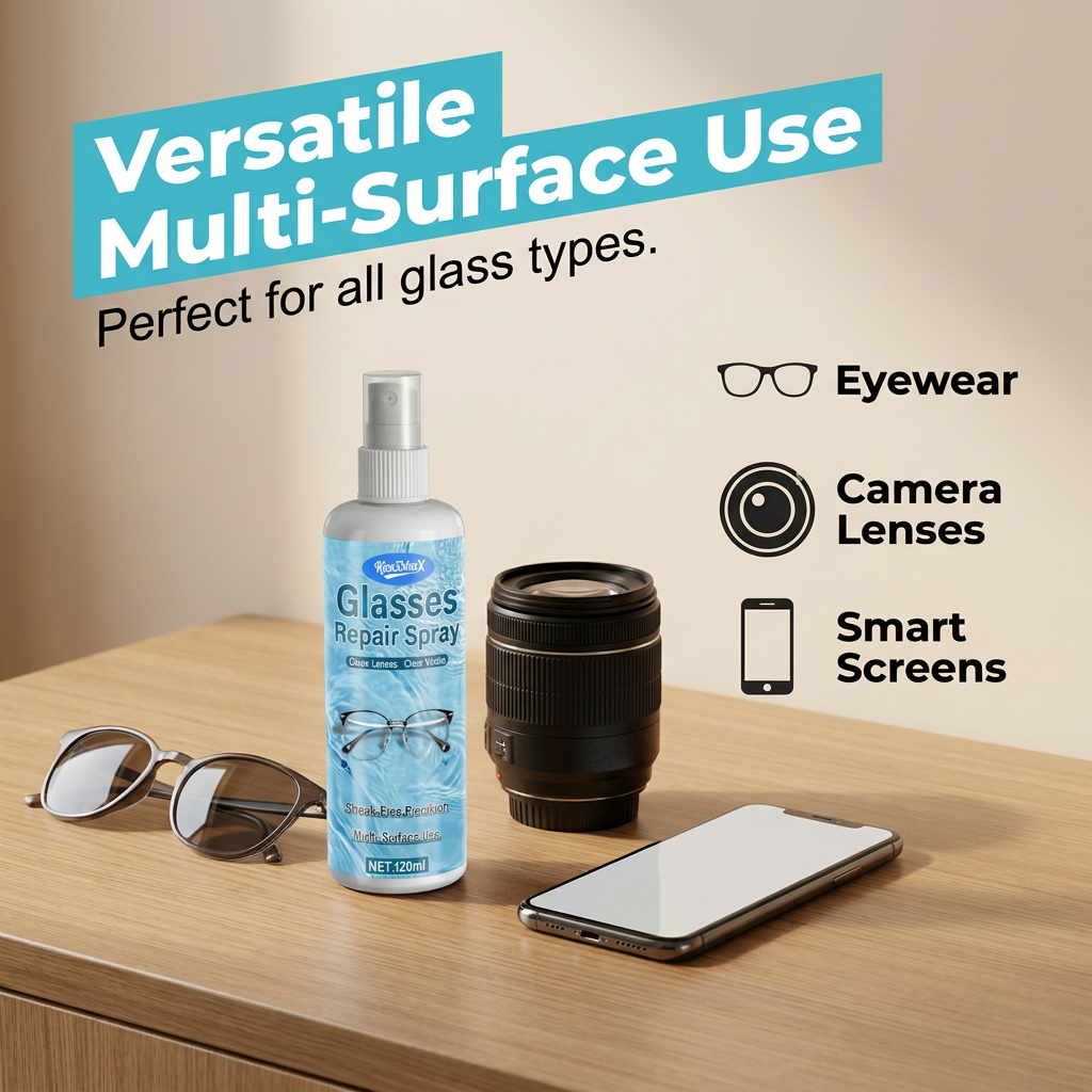 Lens Scratch Repair Spray 👓✨ – Micro-Scratch Remover, Streak-Free, Safe on Coatings