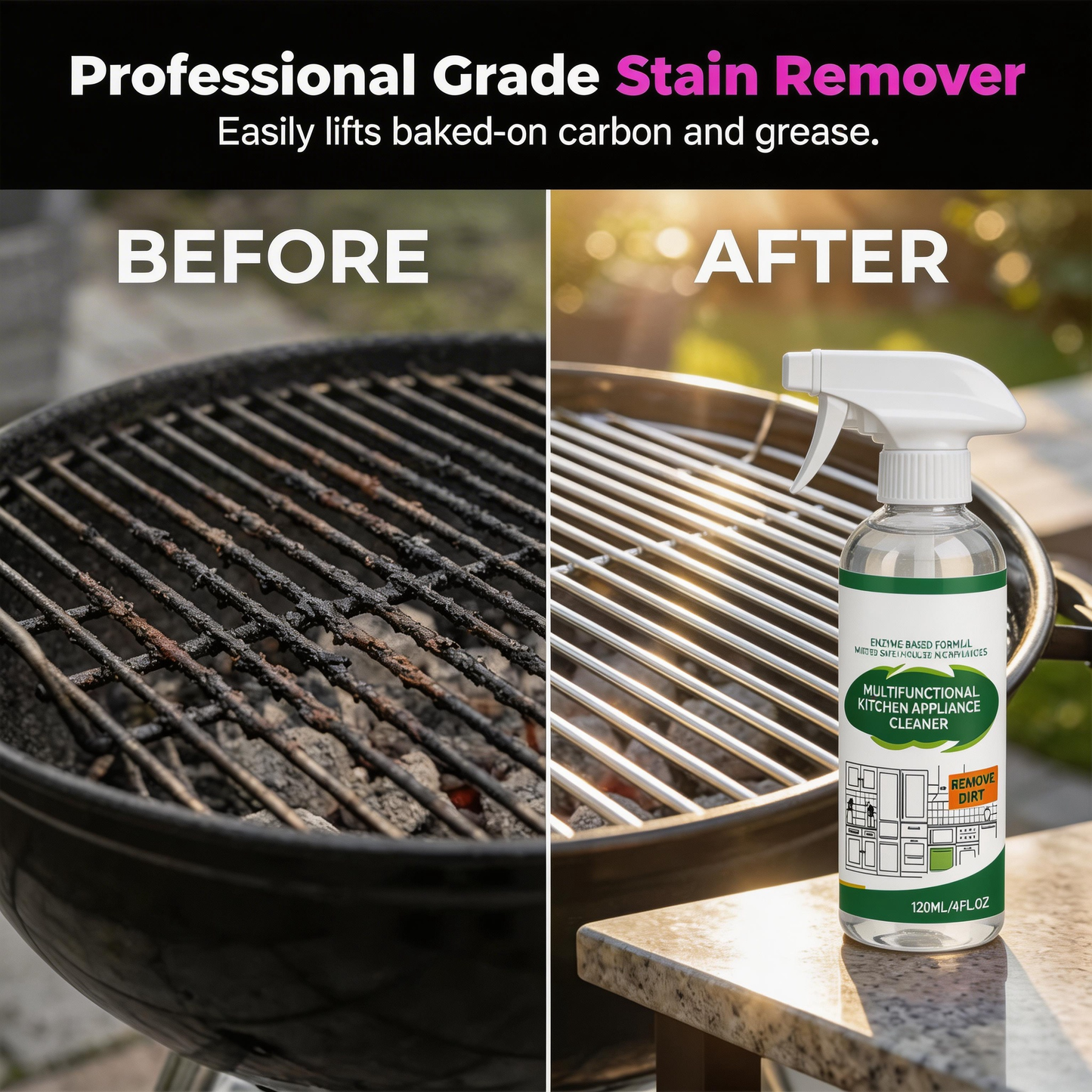 🧼Kitchen Degreaser Spray – No Scrub, No Grease