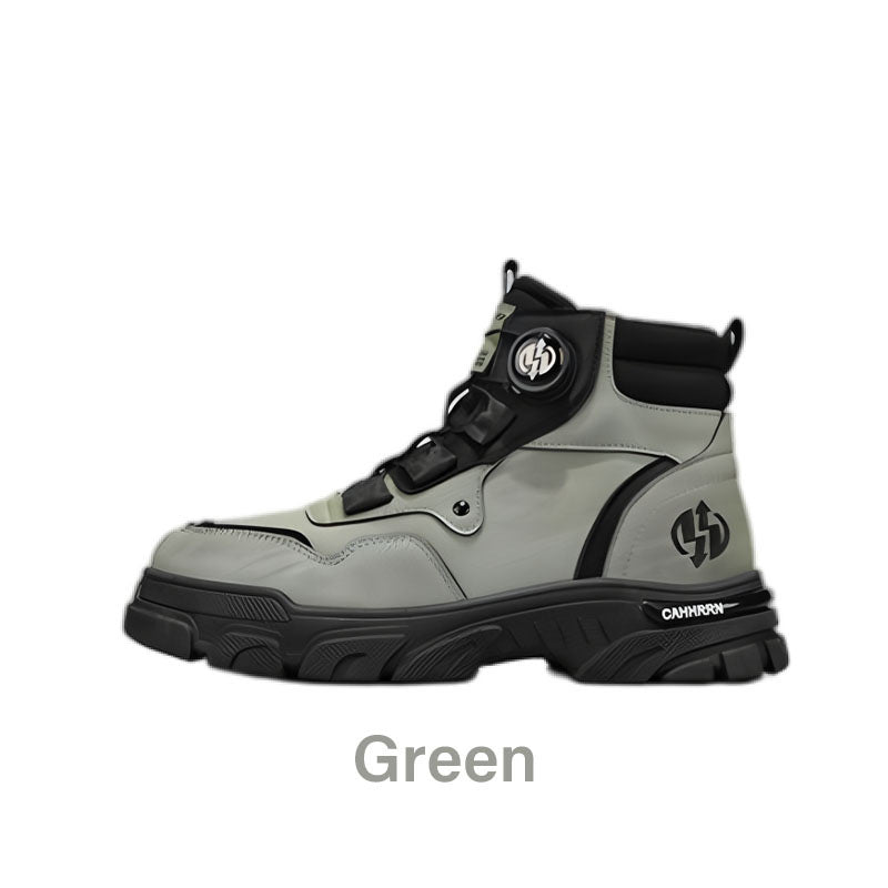 👞 60% OFF NOW! 🔥 Men's Outdoor Swivel Buckle Work Shoes - Waterproof & Anti-Slip, Perfect for Work and Hiking ✨