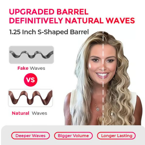 🔥🌐ROVY COMPACT Hair Waver Crimper, HairCurler & Curling lrons - BUY 2 FREE SHIPPING