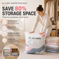 No-Pump Vacuum Storage Bags – Save 80% Space, Dry & Dust-Free🧳