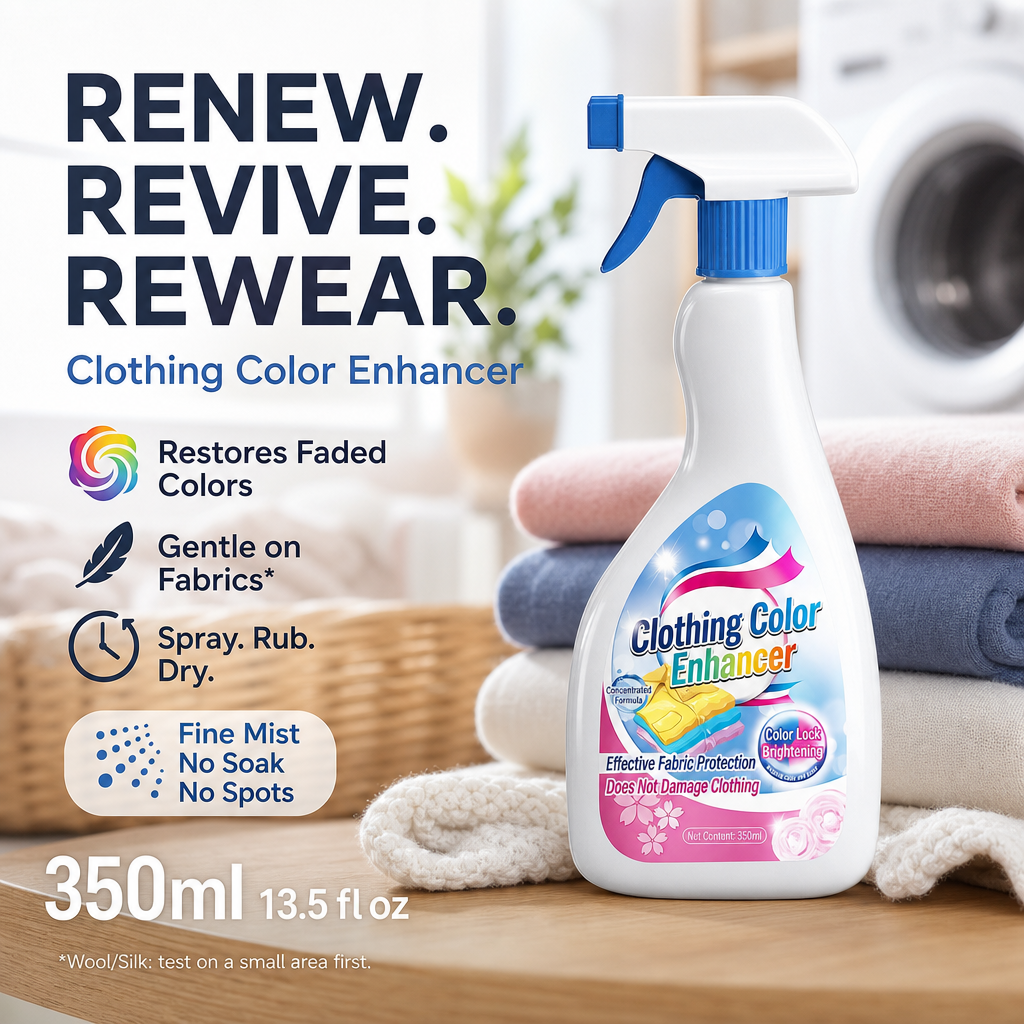 Limited Time 🔥Fabric Color Restorer Spray – Instant Revival, Gentle on All Colors