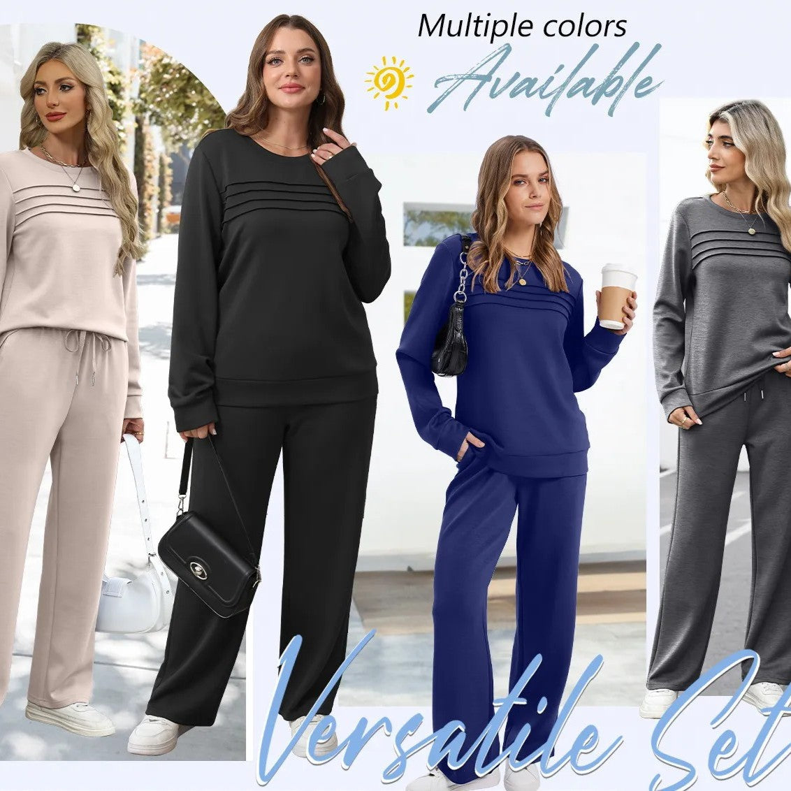 Look Put-Together Instantly! No-Fuss Cozy Lounge Set