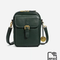Vintage Crossbody Leather Bag – Adjustable & Spacious Design