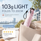 Ultra-Light UPF 50+ Umbrella – Pocket-Sized, Sun & Rain Carbon Fiber Frame