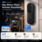 Monitor Your Door Instantly! 1080P AI Human Detection Video Doorbell