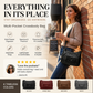 💐50% OFF! 🔥🎁Women's Soft PU Crossbody Bag – Multiple Pockets for Perfect Organization 👜🔑【Limited Offer】
