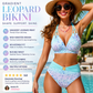 ⚡50K+ SOLD💕Gradient Leopard Print High-Waisted Bikini Set