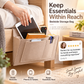 Organize Bedside Instantly! No-Tool Slide-In Storage Organizer