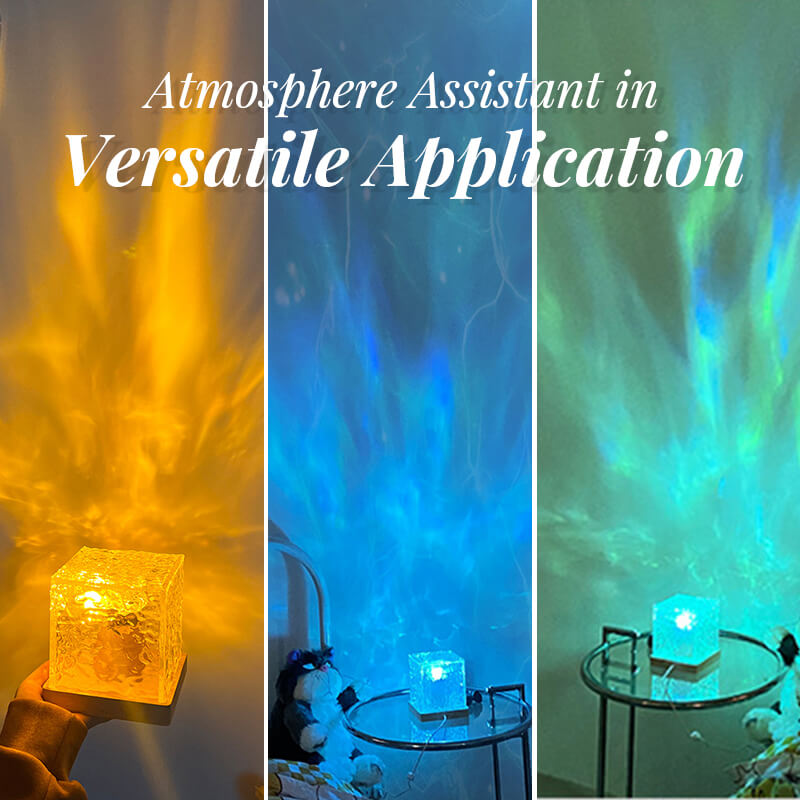 Add Water Wave Ambience Instantly! USB Crystal Night Light