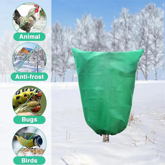 Plant Thickened Drawstring Bag Freeze Protection Covers