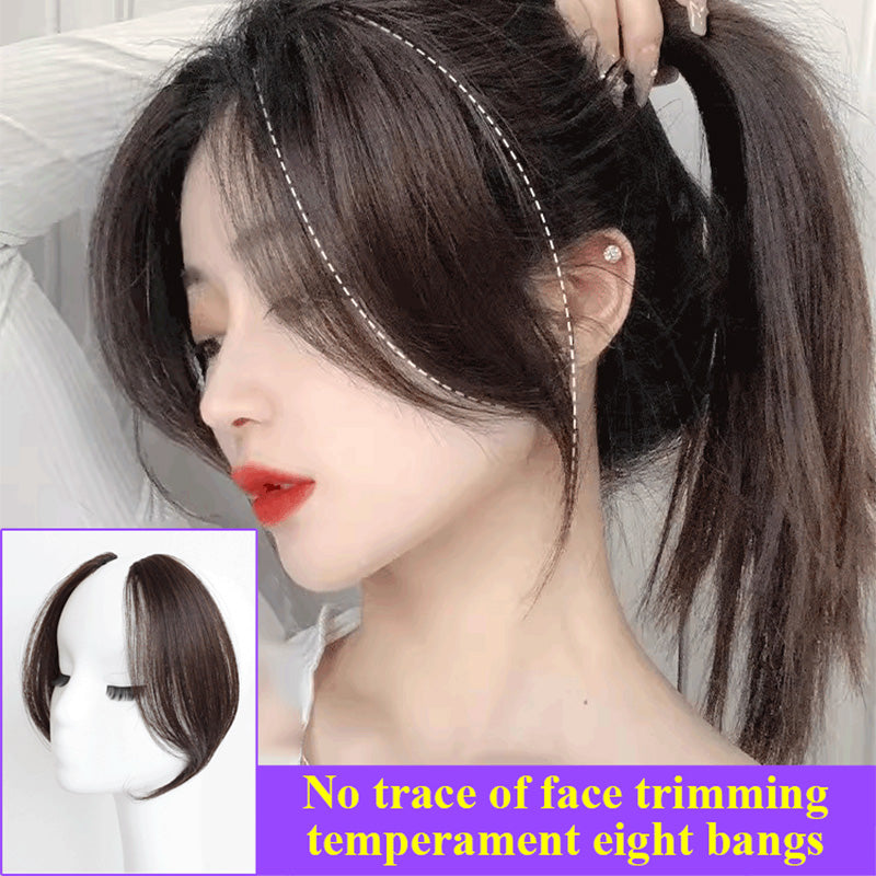 Invisible Clip-in Eight-Shaped Bangs Wig