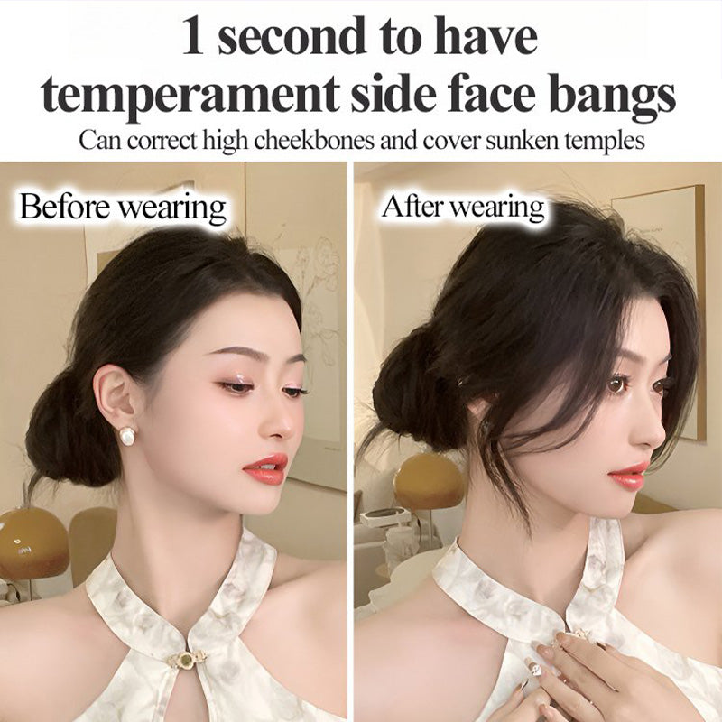 Invisible Clip-in Eight-Shaped Bangs Wig