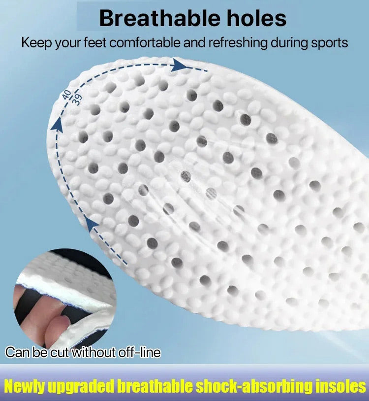 【🔥50% OFF】UltraSoft CloudStep Insoles – Maximum Cushion & Pain Relief for All-Day Comfort!