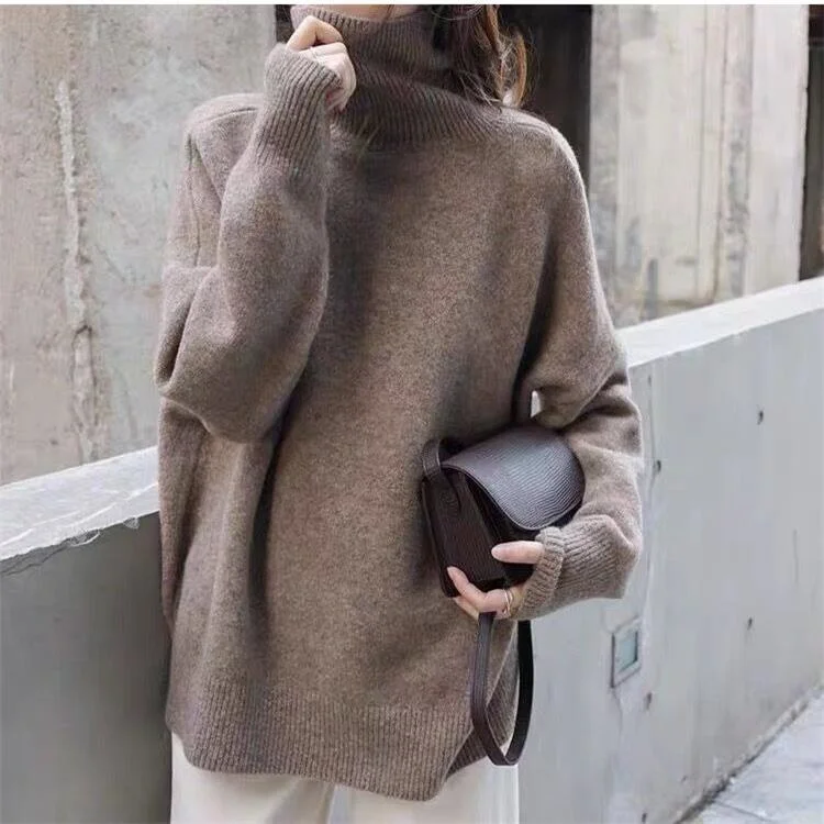 🔥HOT SALE 🔥Women's Loose Fit Turtleneck Sweater